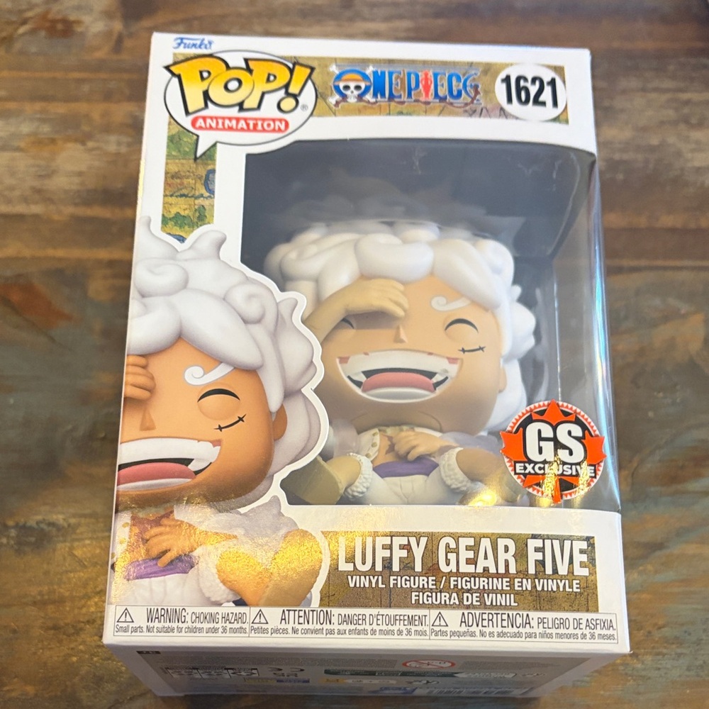 Funko Pop Animation Luffy Gear Five - White and Cream